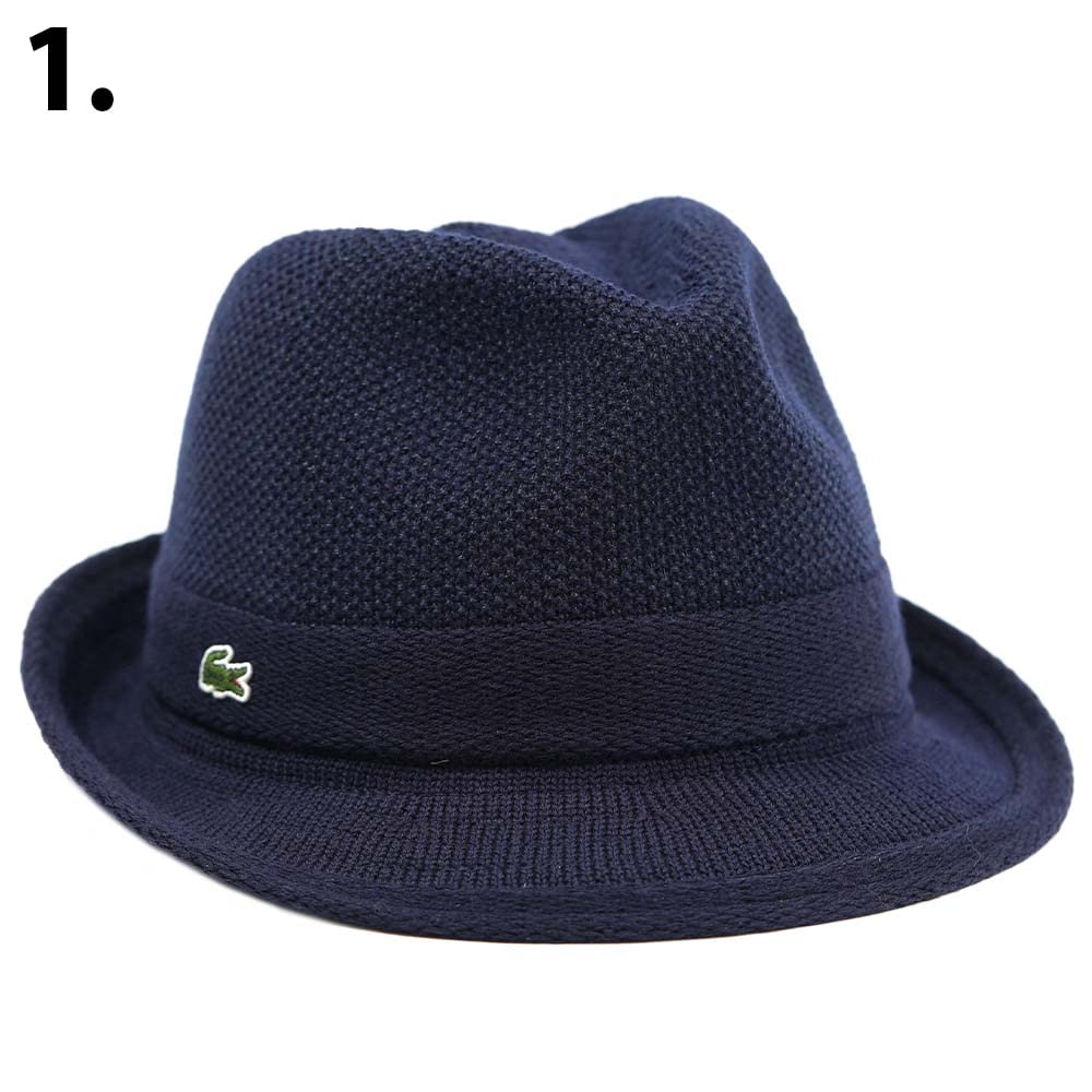 Amazon | [Lacoste] 帽子 ハット メンズ マニッシュ 中折れ帽